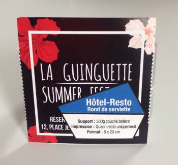 Rond de serviette personnalisé
