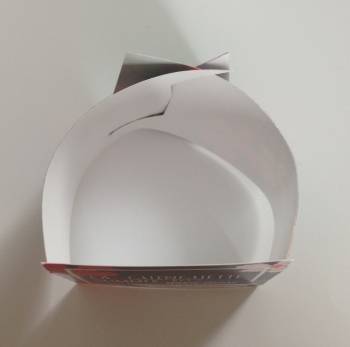 Rond de serviette vu de haut