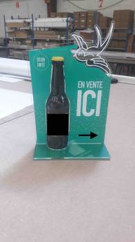 Brochure en plexiglas sur Lyon