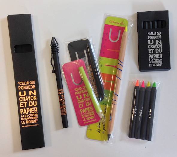 kits de bureau (crayons et/ou règle)