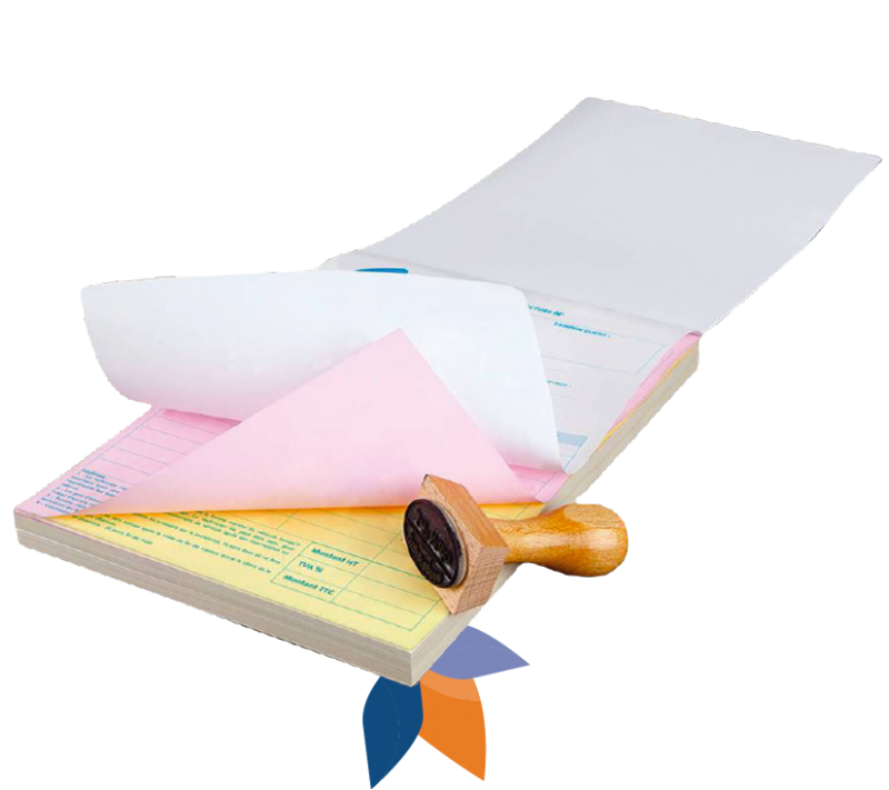 Carnets autocopiants Lyon Rilleux 3 feuillets