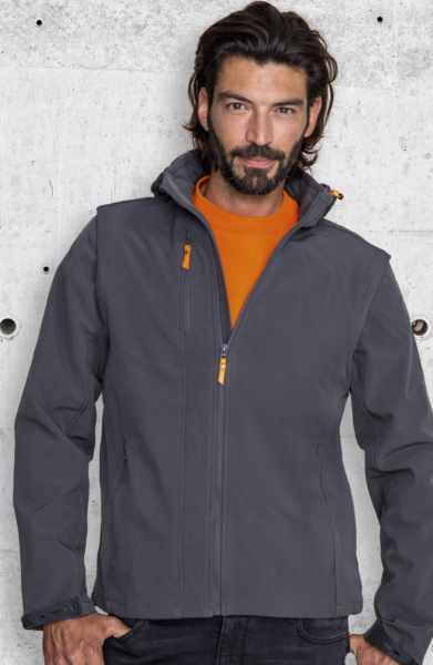 Veste transformer SOFTSHELL personnalisable à Lyon